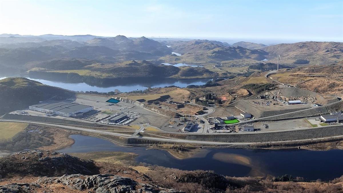 Næringsområdet på Skurve - Klikk for stort bilde